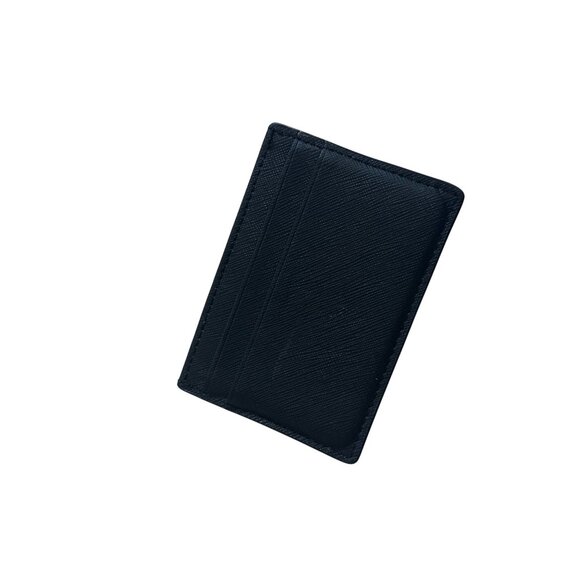 KATE SPADE Black Saffiano Slim Leather Logo Credit Card Wallet - Picture 4 of 4